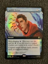 Magic MTG - Spider-Sense (Extended Art) Foil - Buy-A-Box Promos SPM