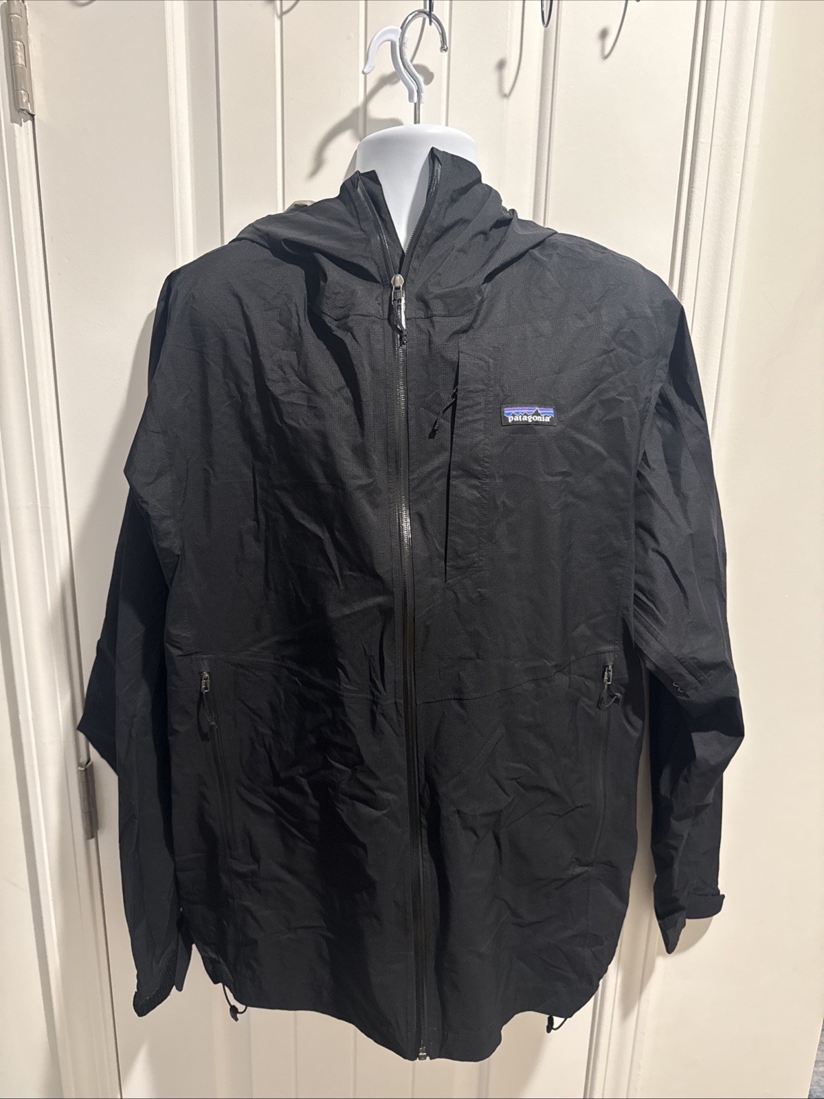 Patagonia Men's Granite Crest Rain Jacket Size XL Black