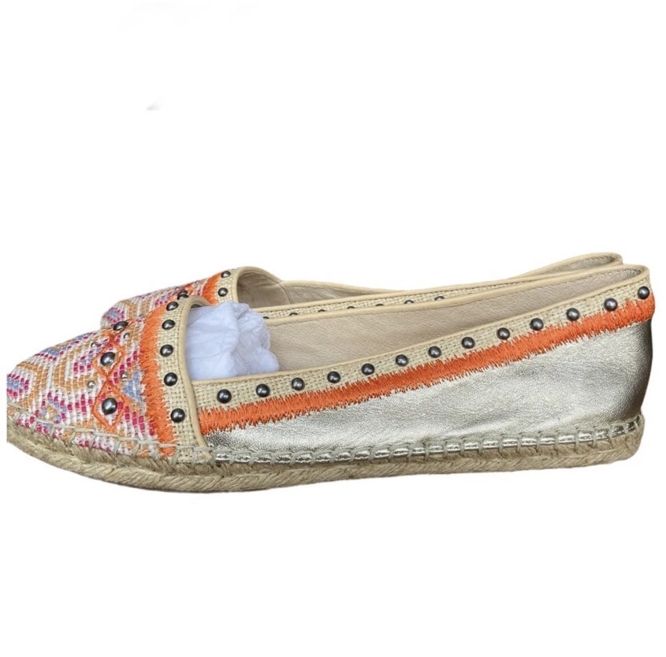 House of Harlow 1960 Espadrille KAT Women's Leather Size 8.5 Slip On - Image 4 of 4