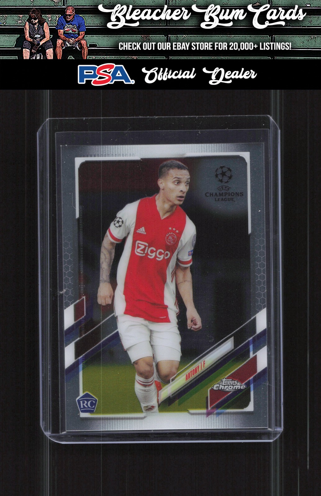2020-21 Topps Chrome UEFA Champions League 87 Antony Rookie