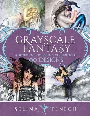 Selina Fenech Grayscale Fantasy Coloring Collection (Taschenbuch)