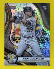 2024 Bowman's Best #52 Refractor Nick Gonzales  RC Pittsburgh Pirates