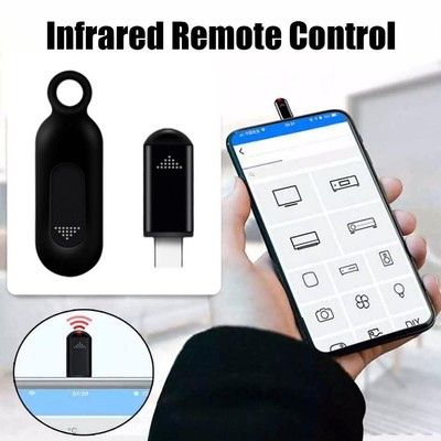 Portable OTG Smart Phone IR Infrared Remote Control Adapter For Android iOS Y5K5