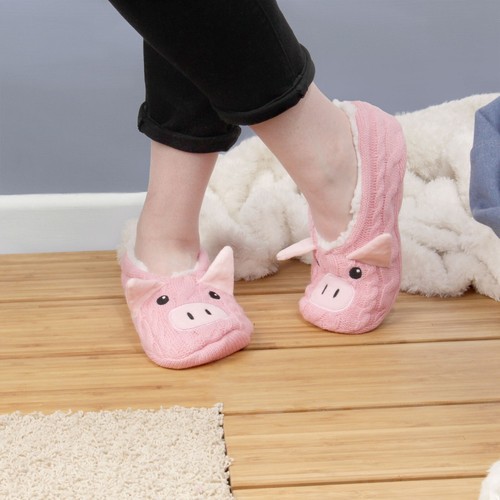 Pantuflas súper suaves cálidas acogedoras para animales adultos, 3 pares - Imagen 12 de 52