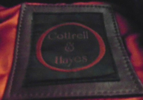 Vintage Cottrell & Hayes Men's Leather Jacket Sz 38 Lined Brown, Needs New Zippe - Picture 5 of 11