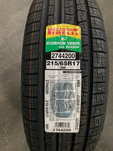 1 NEW PIRELLI SCORPION VERDE ALL SEASON 215/65R17 TIRE 99H
