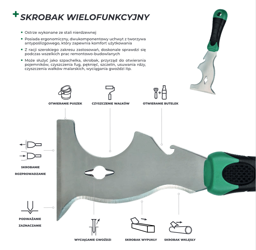Double Glazing Multi Purpose Scraper Window Bead Removal Chisel Removal