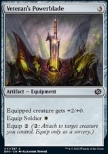 MTG Magic the Gathering Veteran's Powerblade (41/416) The Brothers' War LP