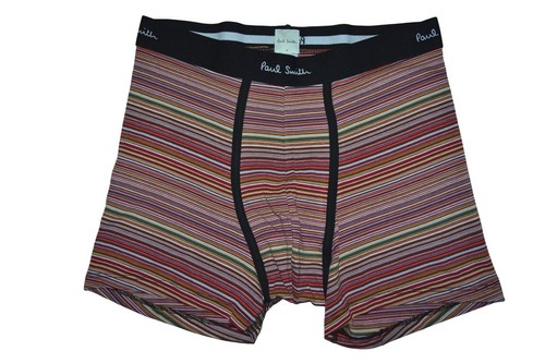 Paul Smith Confezione da 3 boxer aderenti blu a righe con logo da