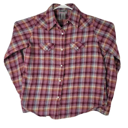 Wrangler Western Shirts Womens Size 