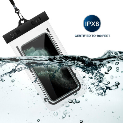 [1-10Pack] Universal Waterproof Phone Pouch Cellphone Dry Bag  Case Lot