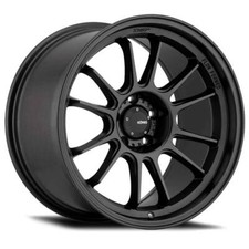 17 Inch 17x8 Konig 47b Hypergram Black Wheels Rims 5x100 40