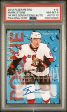 2012-13 FLEER RETRO MARK STONE ROOKIE AUTO 
