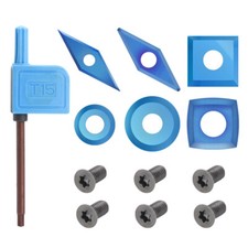 Wood Turning Chisels Tips Carbide Tipped Cutters Inserts Blade Woodturning Tools