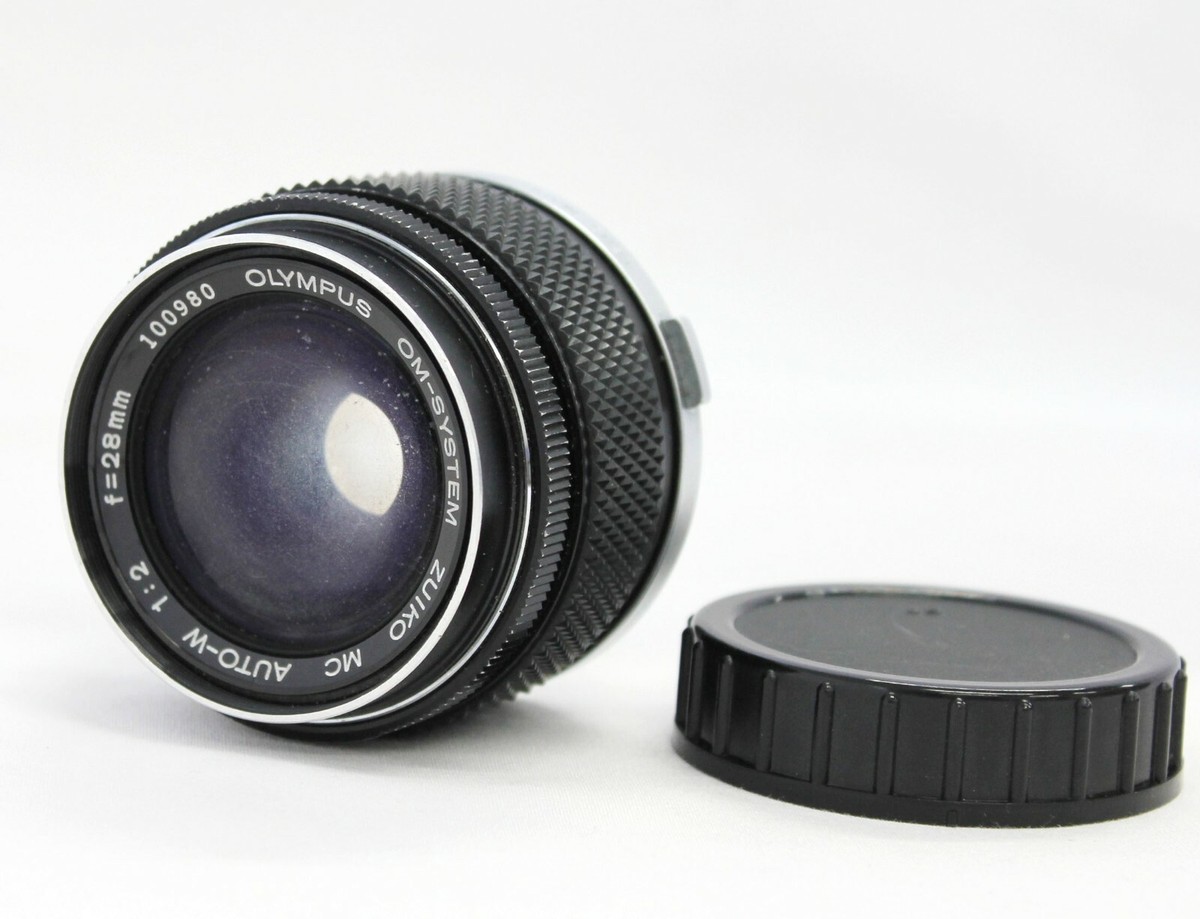 AS IS] Olympus OM System Zuiko MC Auto-W 28mm F/2 MF Lens from