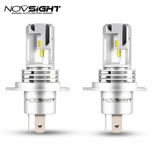 Novsight H4 9003 6000k Car Led Headlight Bulbs 55w lm Kit 1 1 Halogen Lamp Ebay