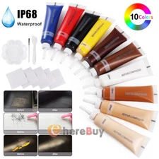 10PCS Advanced Leather Repair Kit Filler Vinyl DIY Car Seat Patch Sofa Rip Holes