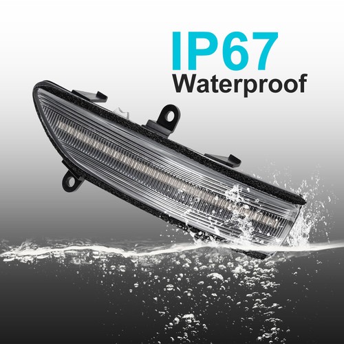 Dynamic Clear LED Side Mirror Turn Signal Light For 08-14 Subaru Impreza WRX STI - Bild 12 von 12