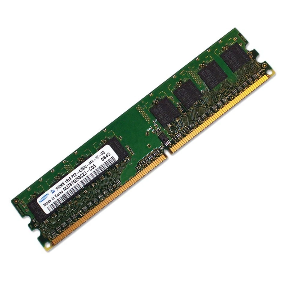 Samsung Memory 512MB DDR2 PC2-4200U 533MHz 1Rx8 M378T6553CZ3-CD5 - Image 2 of 2
