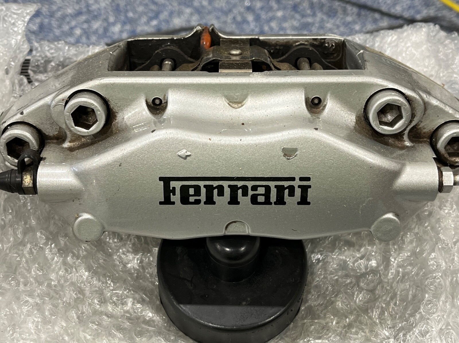 Ferrari 360 Brake Calipers in Aluminum Finish complete set Silver Modena Spider