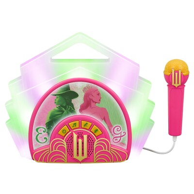eKids Wicked Karaoke Microphone with Bluetooth Speaker and Built in Music