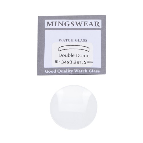 30mm-38mm Double Domed Mineral Watch Crystal Diameter Concave Glass Watch Part - Picture 29 of 33