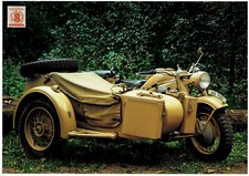 Zündapp KS 750 z wózkiem bocznym zabytkowy arkusz biżuterii 59.4