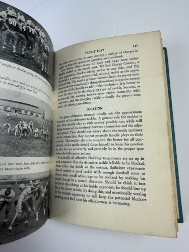 DEFENSIVE FOOTBALL by Frank Leahy - 1951 Hardcover Book - Picture 8 of 9
