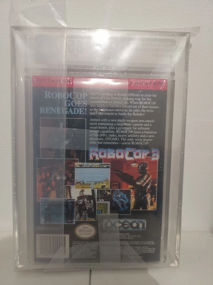 Robocop 3 Nes Sealed Graded VGA 85+ - Image 2 of 2