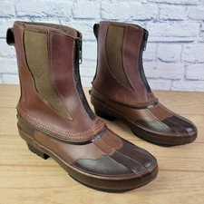 Kenetrek Men's Bobcat Zip Steel Shank Size 11 Insulated Leather Uppers Boots EUC