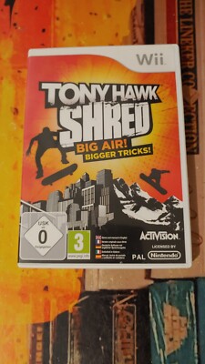 Tony Hawk Shred (Nintendo Wii, 2011) (Box Manual Modul) CIB working