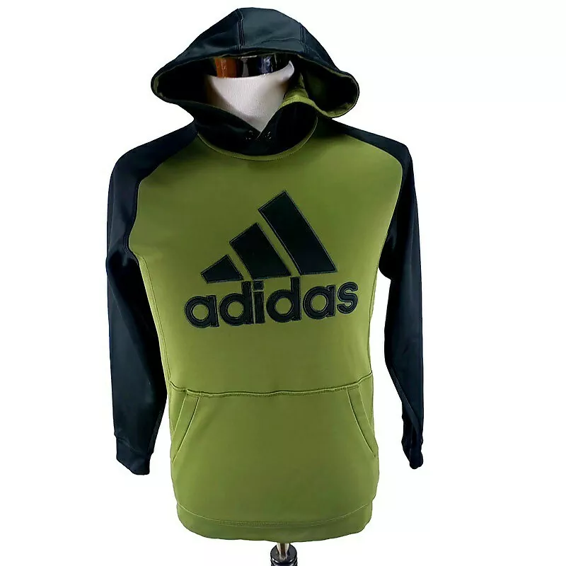 SWEAT HOMME ADIDAS NOIR ET VERT