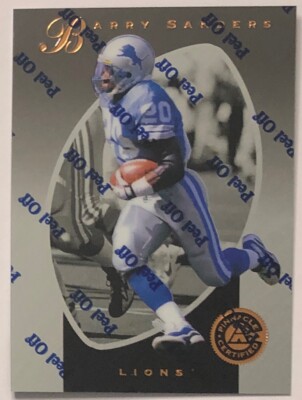 BARRY SANDERS 1997 Pinnacle Certified #11 w/peel DETROIT LIONS *Free Shipping*