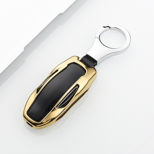 1Pcs For Tesla Model 3 S Y Car Key Fob Cover Case Shell Zinc Alloy Color Cool - Picture 22 of 26