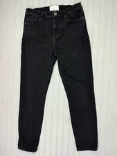 Current Elliott Size 28 Womens Jeans Black Mid Rise Stretch Skinny