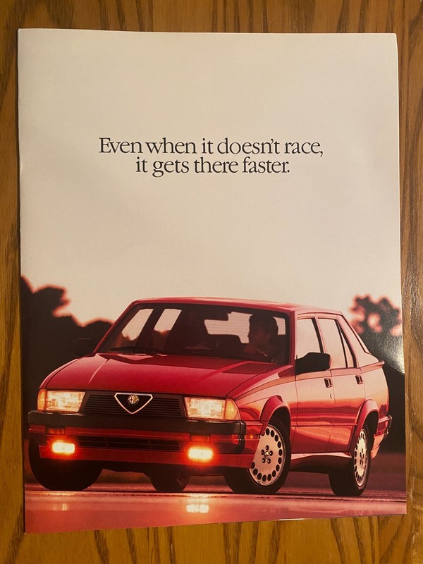 1988 Alfa Romeo Milano Sales Brochure - Gold, Platinum, & 3.0 Litre - Full Color