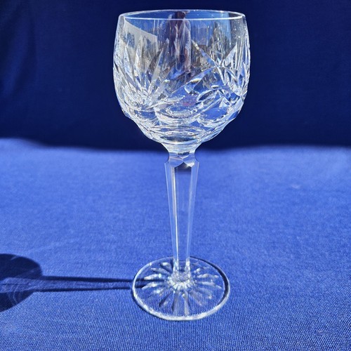 WATERFORD Crystal ASHLING Wine Hock Stem Glass made in Ireland 7 1/2" High - Picture 8 of 23