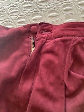Vintage ROBERTO CAVALLI Soft suede leather Slacks Pants Made In Italy