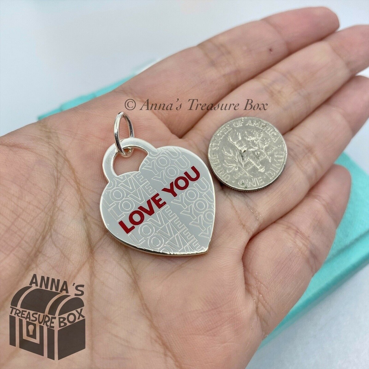 ティファニー　I LOVE YOU　チャーム？ Tiffany-and-Co-Sterling-Silver