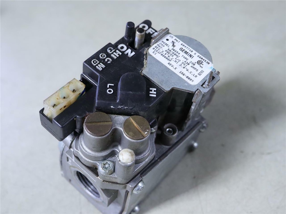 White Rodgers GEMINI 36G54 238 HVAC Furnace Gas Valve | eBay