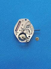 PUW 900-6 Jewel Watch Movement. 3 Hand. Serviced. Sets, Runs, Keeps Time 24 Hrs