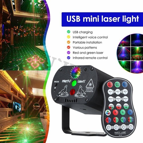480Patterns RGB UV Laser Stage Lights Projector DJ Disco KTV Show Party Lighting - Picture 12 of 14