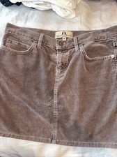 Juicy Couture Lightly Ribbed Size Small Brown Ladies Mini Skirt New Without Tag