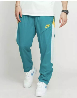 Nike Archive Reissue Nylon Woven Track Pants Teal AR1873 366 Menâs Size S | eBay