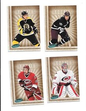 2005-06 Parkhurst 12 Rookie Card Lot (B23) Jim Ladd, Cam Ward, Ryan Getzlaf