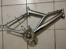 TELAIO BICI MTB 26" CROMO BICICLETTA CROMATA MOUNTAIN BIKE 