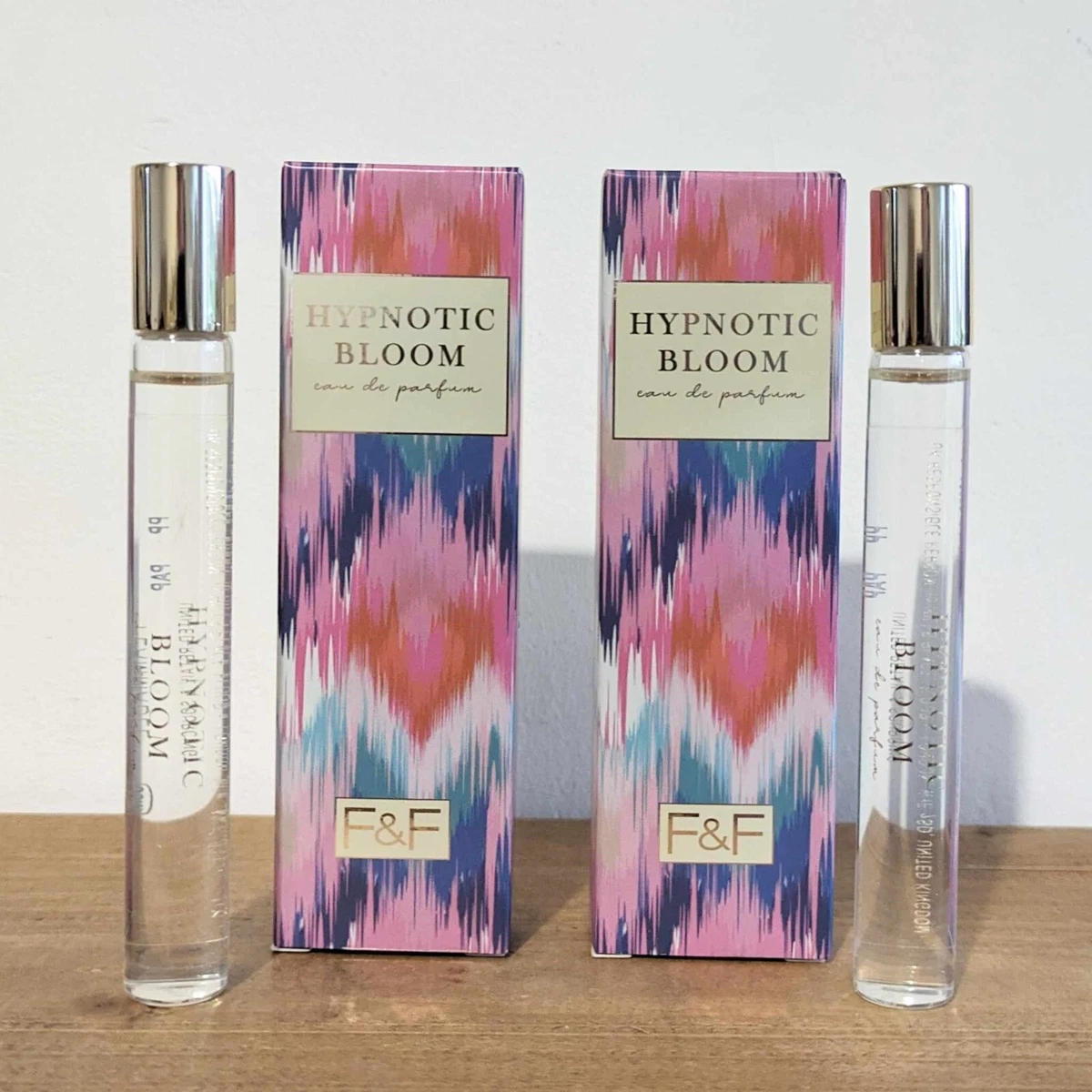 2 x F F Hypnotic Bloom Rollerball 10ml EDP Perfume Tesco Discontinued RARE UK