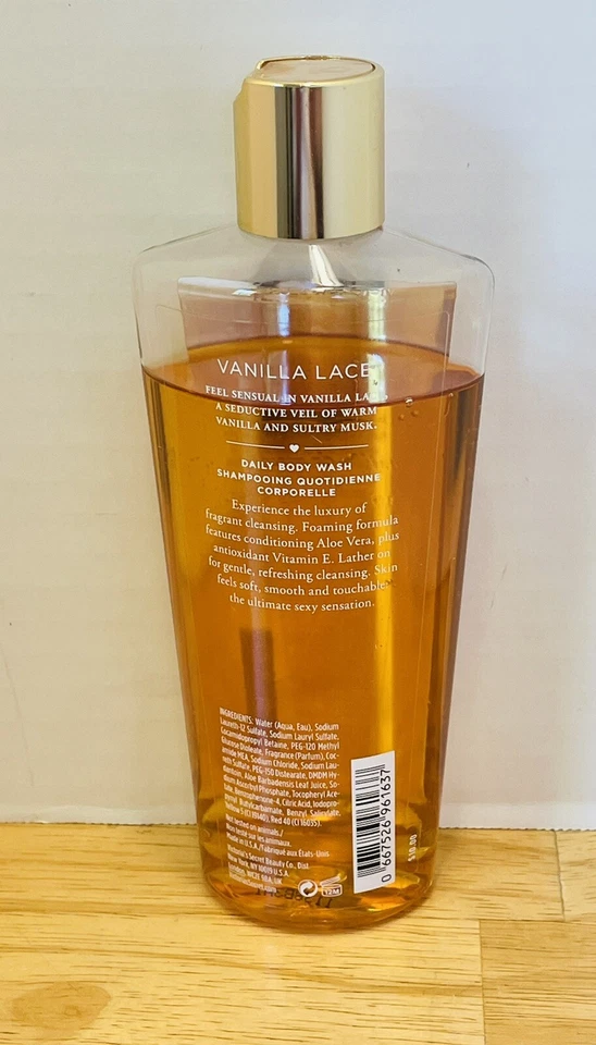 Victoria's Secret Vainilla Lave Daily Body Wash Baño Lavado Tamaño Completo 8.4 80% Completo Foto 3 de 4