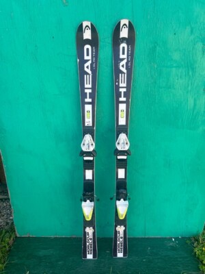 Alpine Downhill Snow Skis HEAD WORLD CUP REBELS 49'' Long Skis 126 cm W/ Bindings