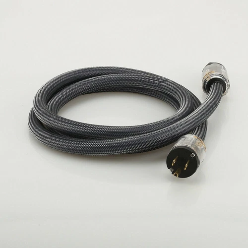 Audiophile HiFi Audio Power Cable Pure Copper EU US Schuko AU Mains Supply Cord - Picture 5 of 17
